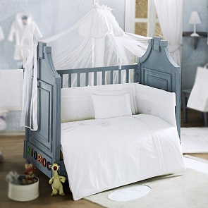 Комплект из 4-ти предметов серии Blossom Linen, цвет - белый (Kidboo, 00-0012935)